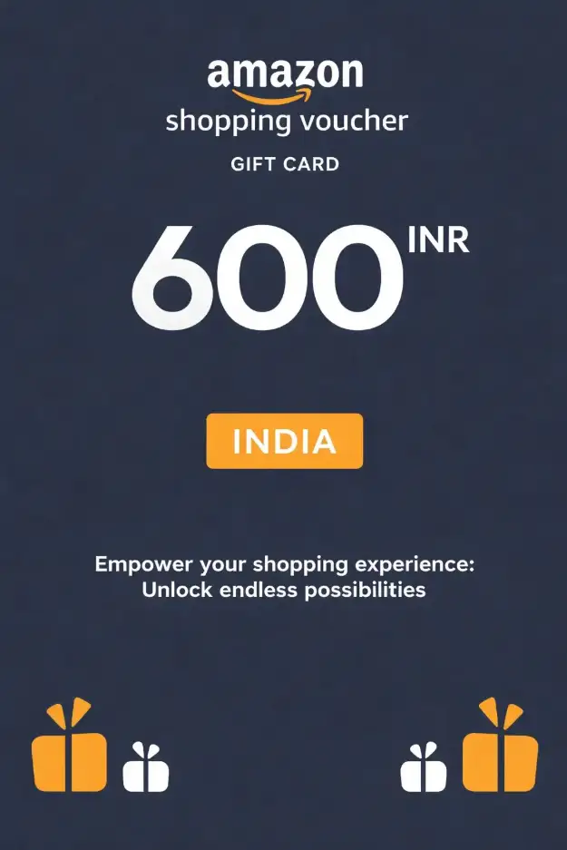 Amazon Shopping Voucher 600 INR Gift Card (India) - Digital Key