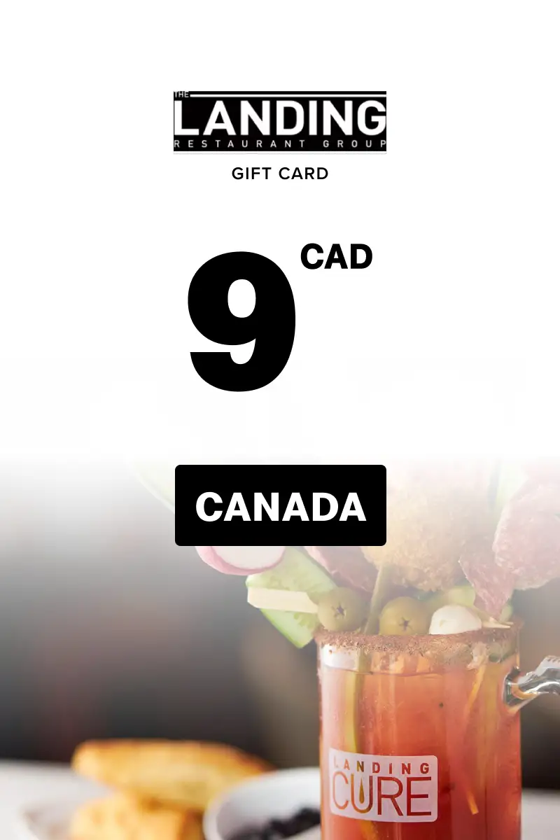 The Landing Group of Restaurants 9 CAD Gift Card (Canada) - Digital Key