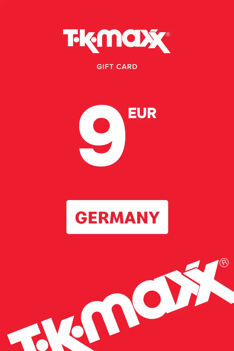 TK Maxx 9 EUR Gift Card (Germany) - Digital Key