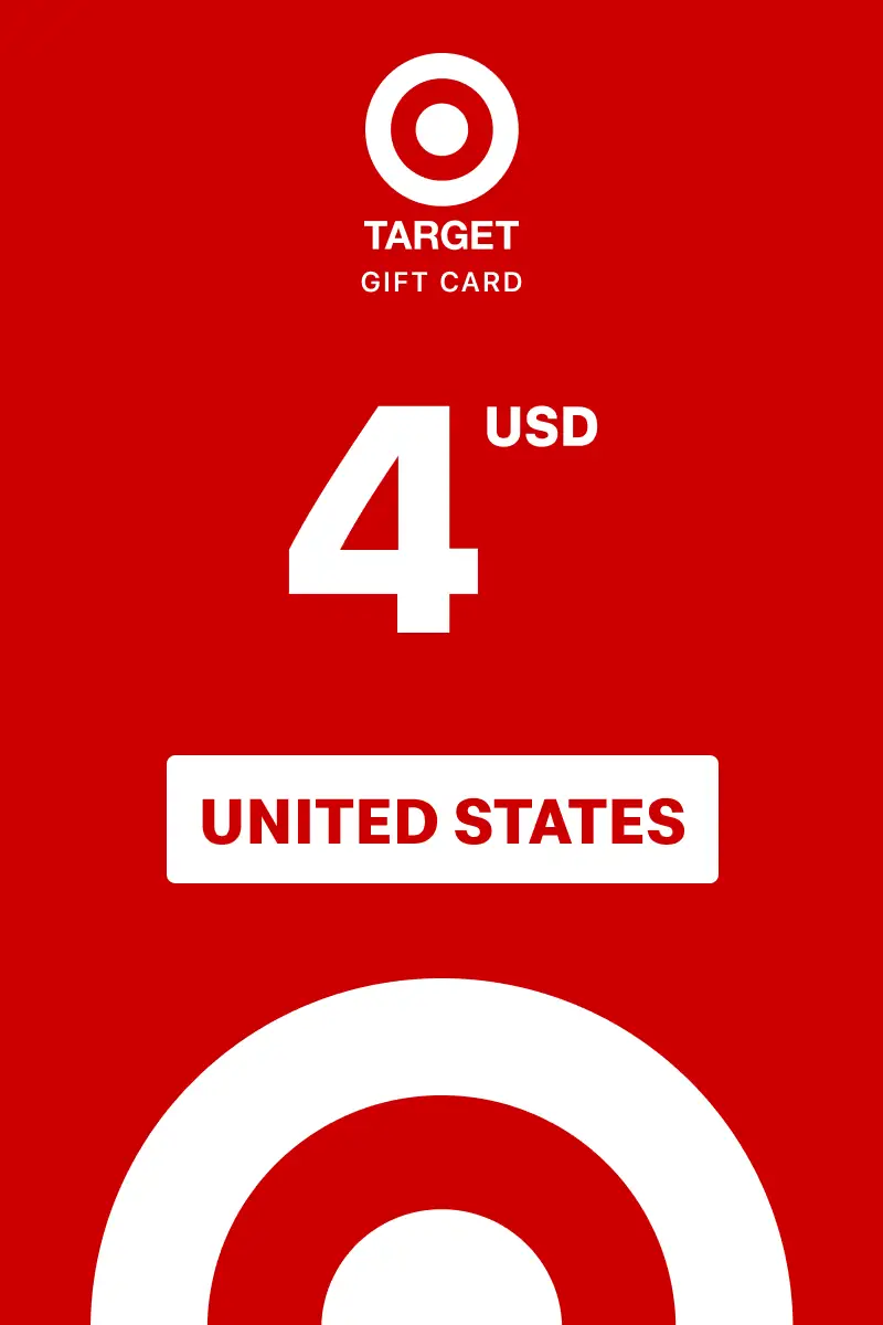 Target 4 USD Gift Card (United States) - Digital Key