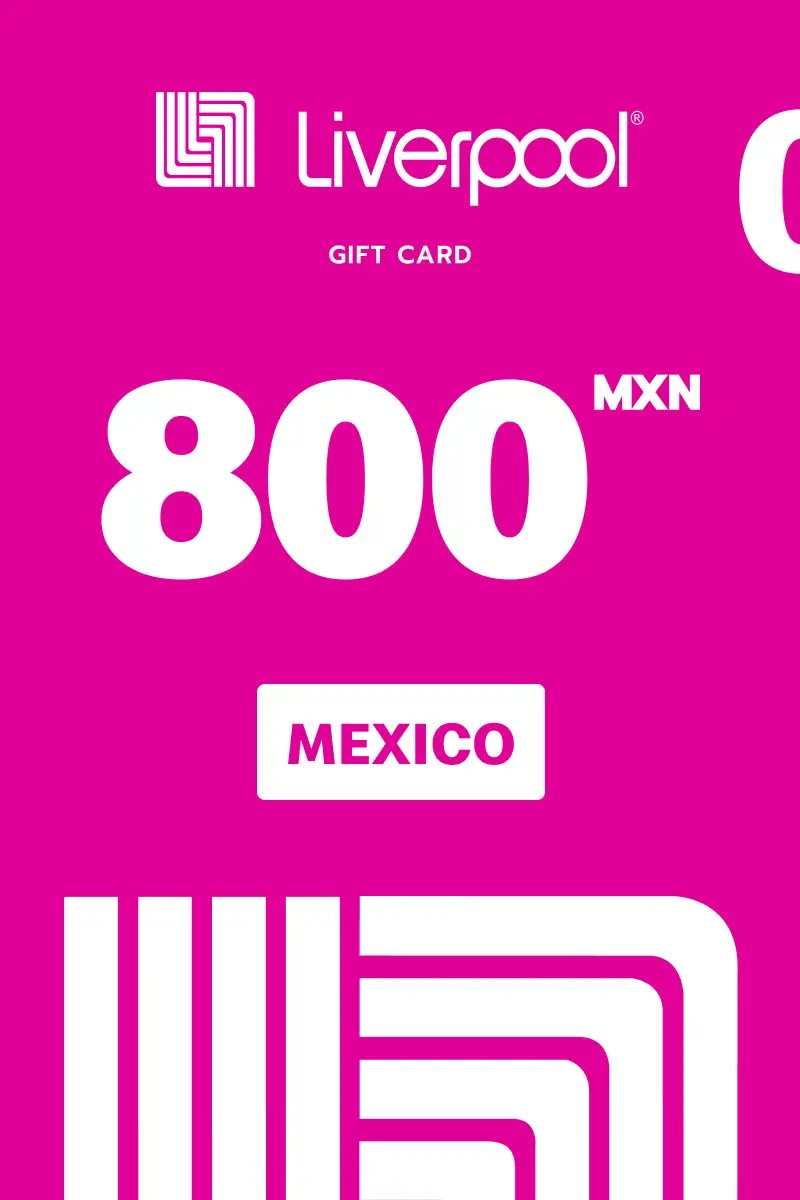 Liverpool 800 MXN Gift Card (Mexico) - Digital Key