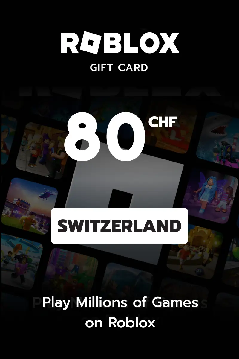 Roblox 80 CHF Gift Card (Switzerland) - Digital Key