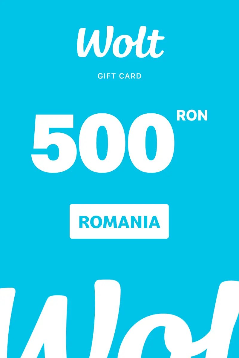 Wolt 500 RON Gift Card (Romania) - Digital Key