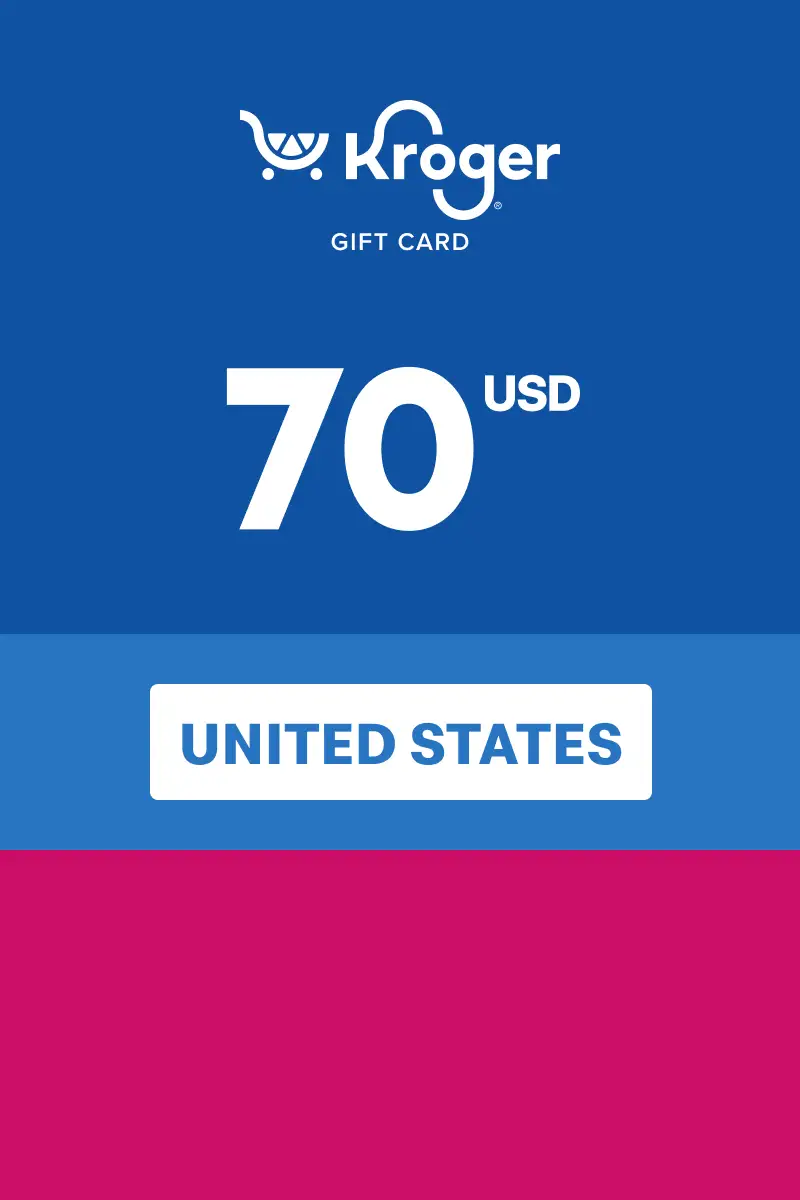 Kroger 70 USD Gift Card (United States) - Digital Key