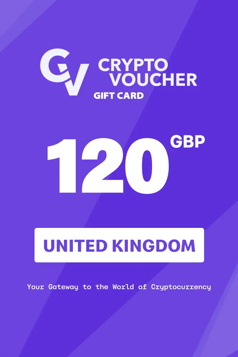 Crypto Voucher 120 GBP Gift Card (United Kingdom) - Digital Key