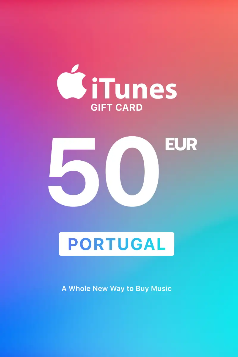 Apple iTunes 50 EUR Gift Card (Portugal) - Digital Key