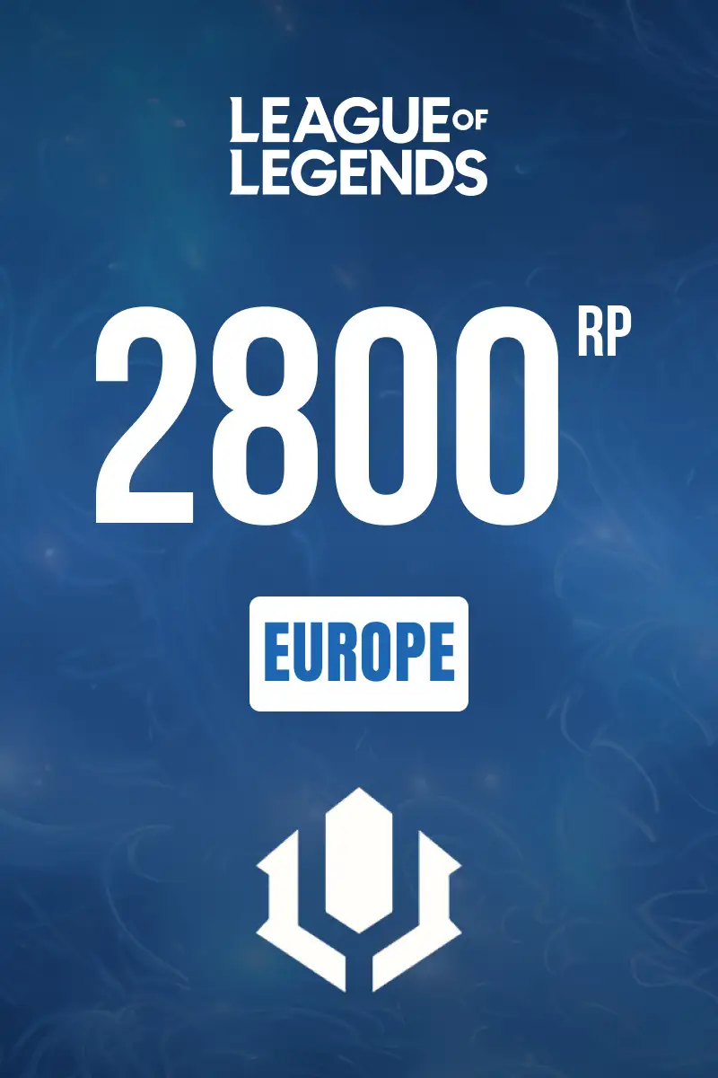 League of Legends 2800 RP (Europe) - Digital Key