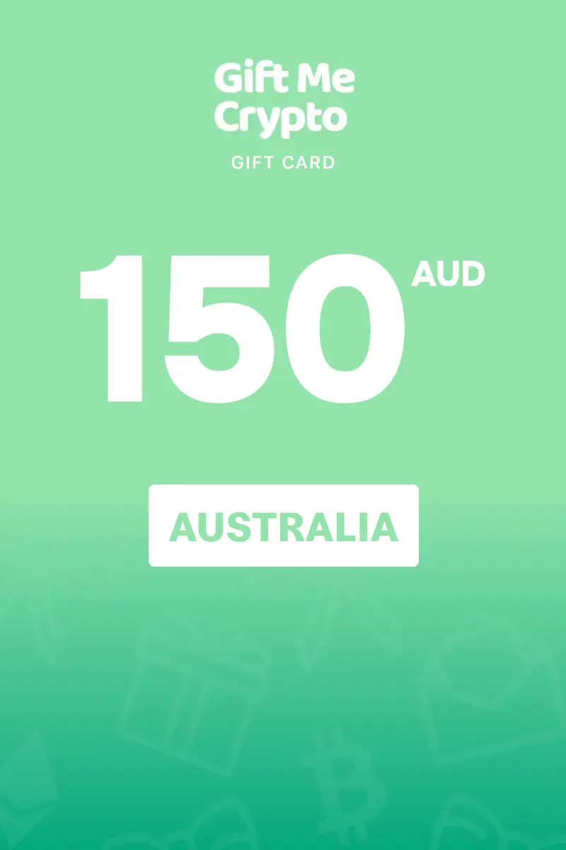 Gift Me Crypto 150 AUD Gift Card (Australia) - Digital Key