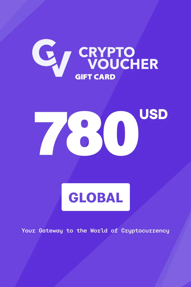Crypto Voucher 780 USD Gift Card (Global) - Digital Key