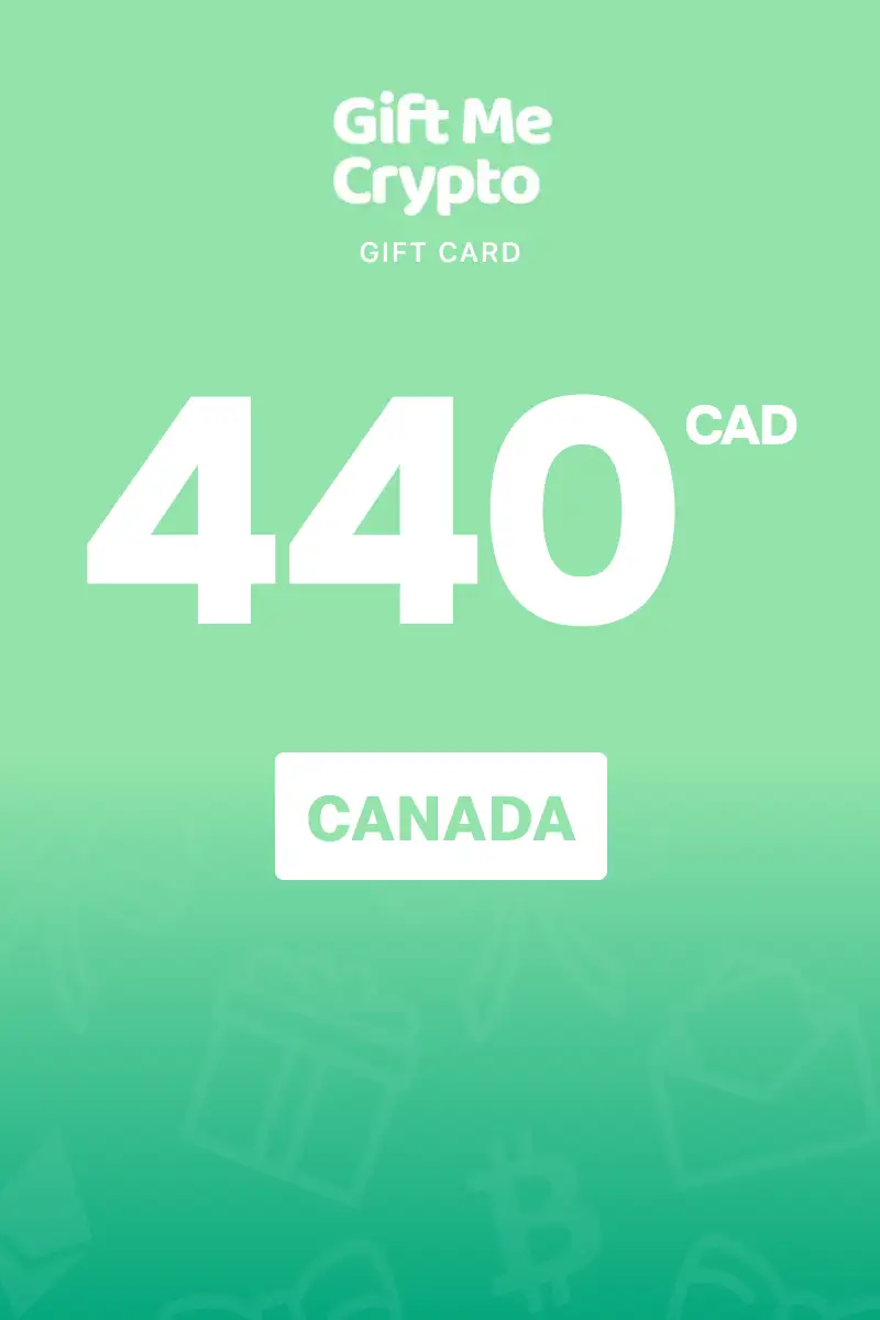 Gift Me Crypto 440 CAD Gift Card (Canada) - Digital Key