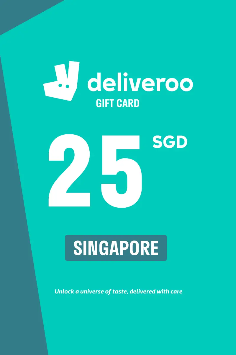 Deliveroo Gift Card 25 SGD (Singapore) - Digital Key