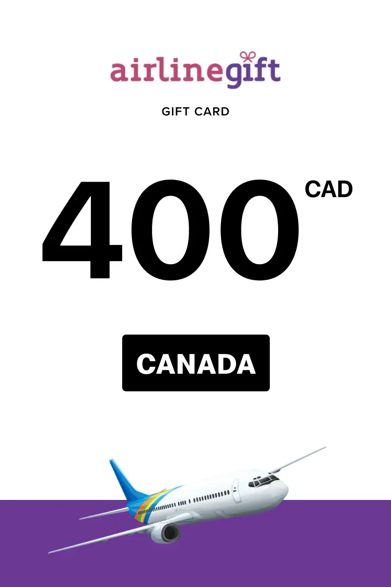 Airline Gift 400 CAD Gift Card (Canada) - Digital Key