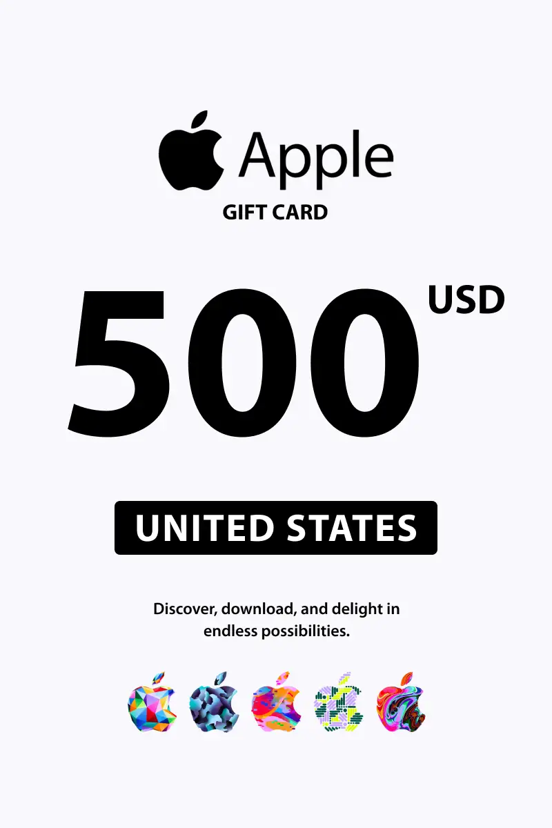 Apple 500 USD Gift Card (United States) - Digital Key
