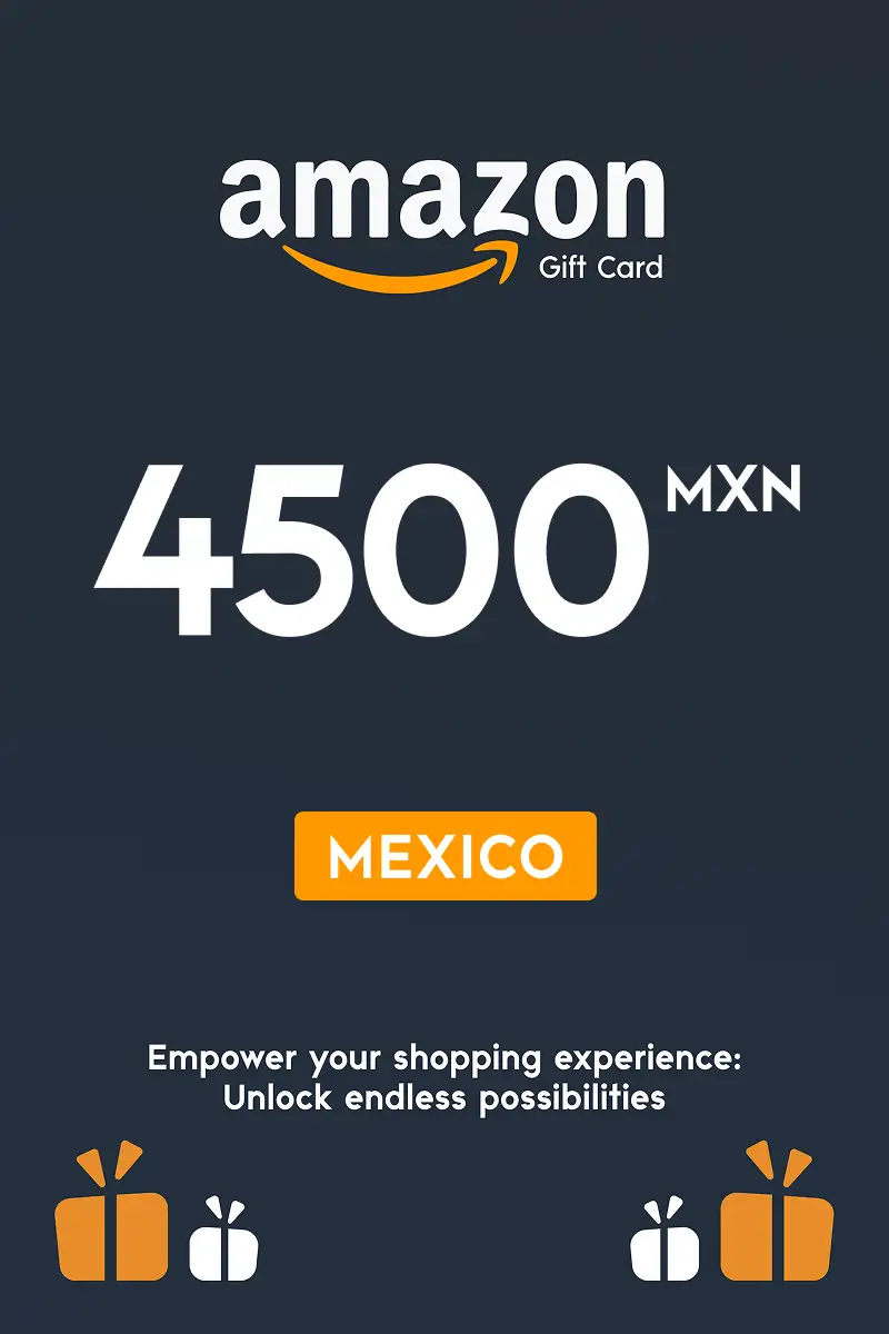 Amazon 4500 MXN Gift Card (Mexico) - Digital Key