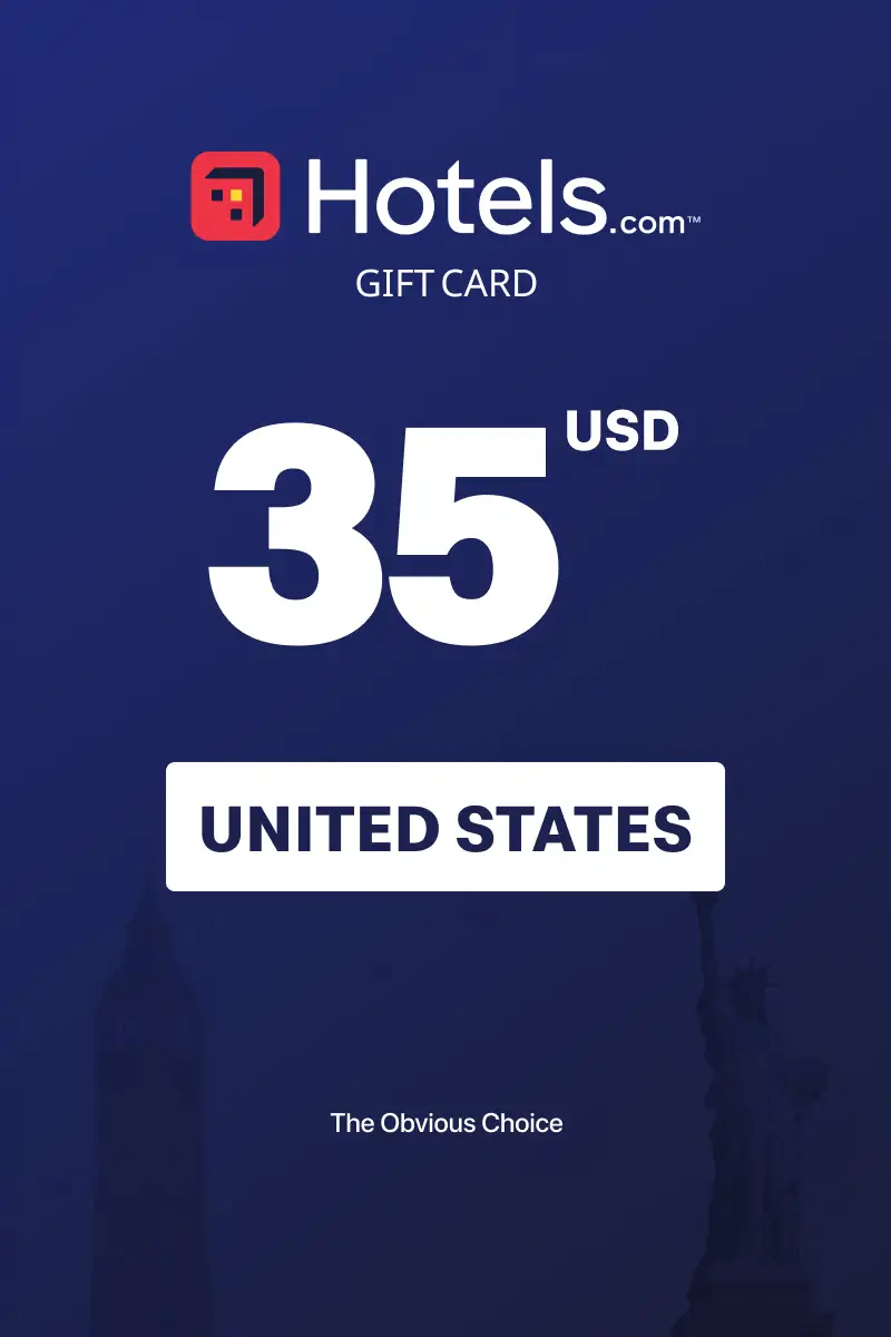 Hotels.com 35 USD Gift Card (United States) - Digital Key