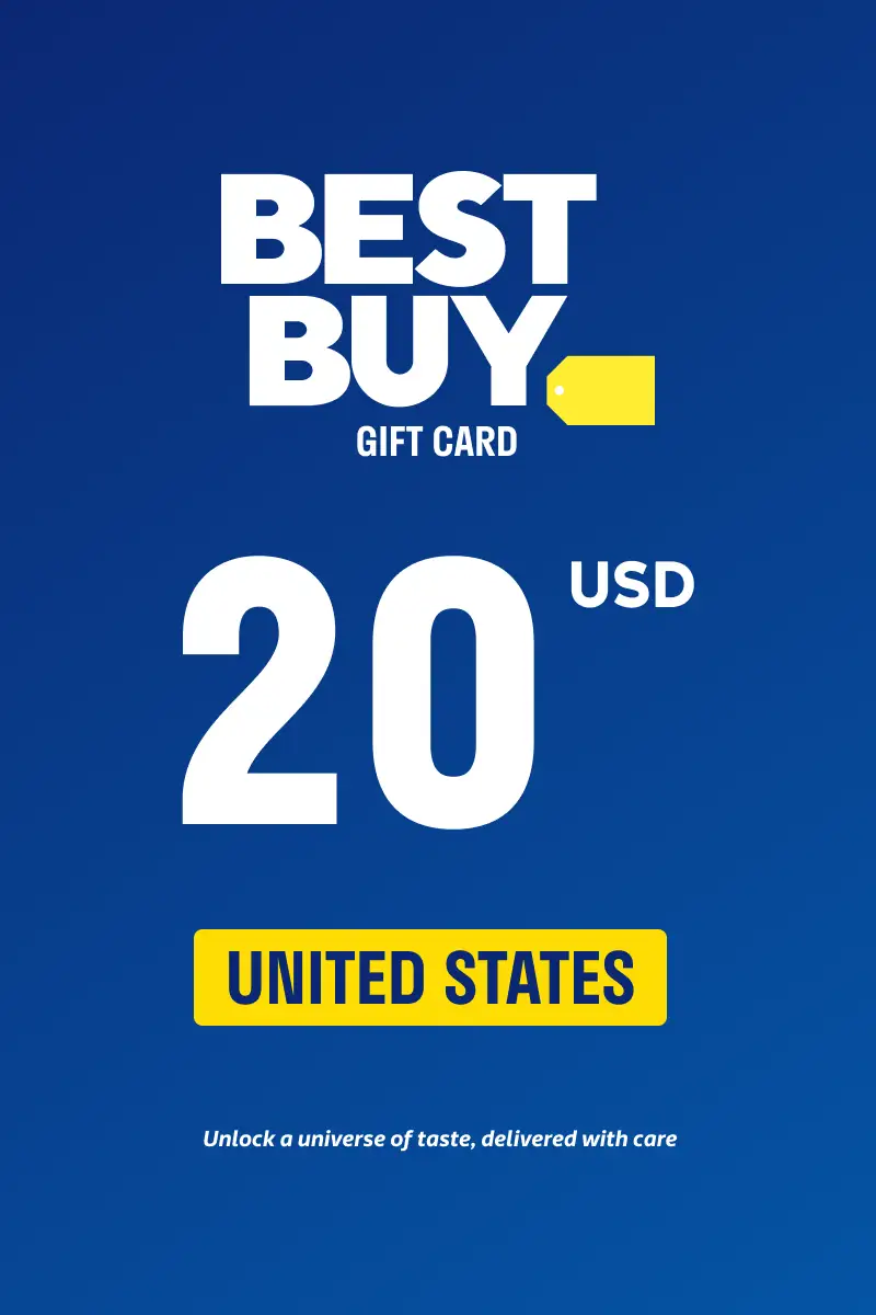 Best Buy 20 USD Gift Card (United States) - Digital Key