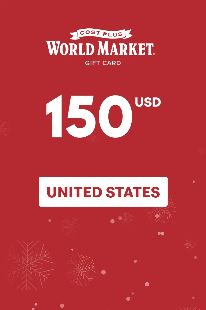 Cost Plus World Market 150 USD Gift Card (United States) - Digital Key