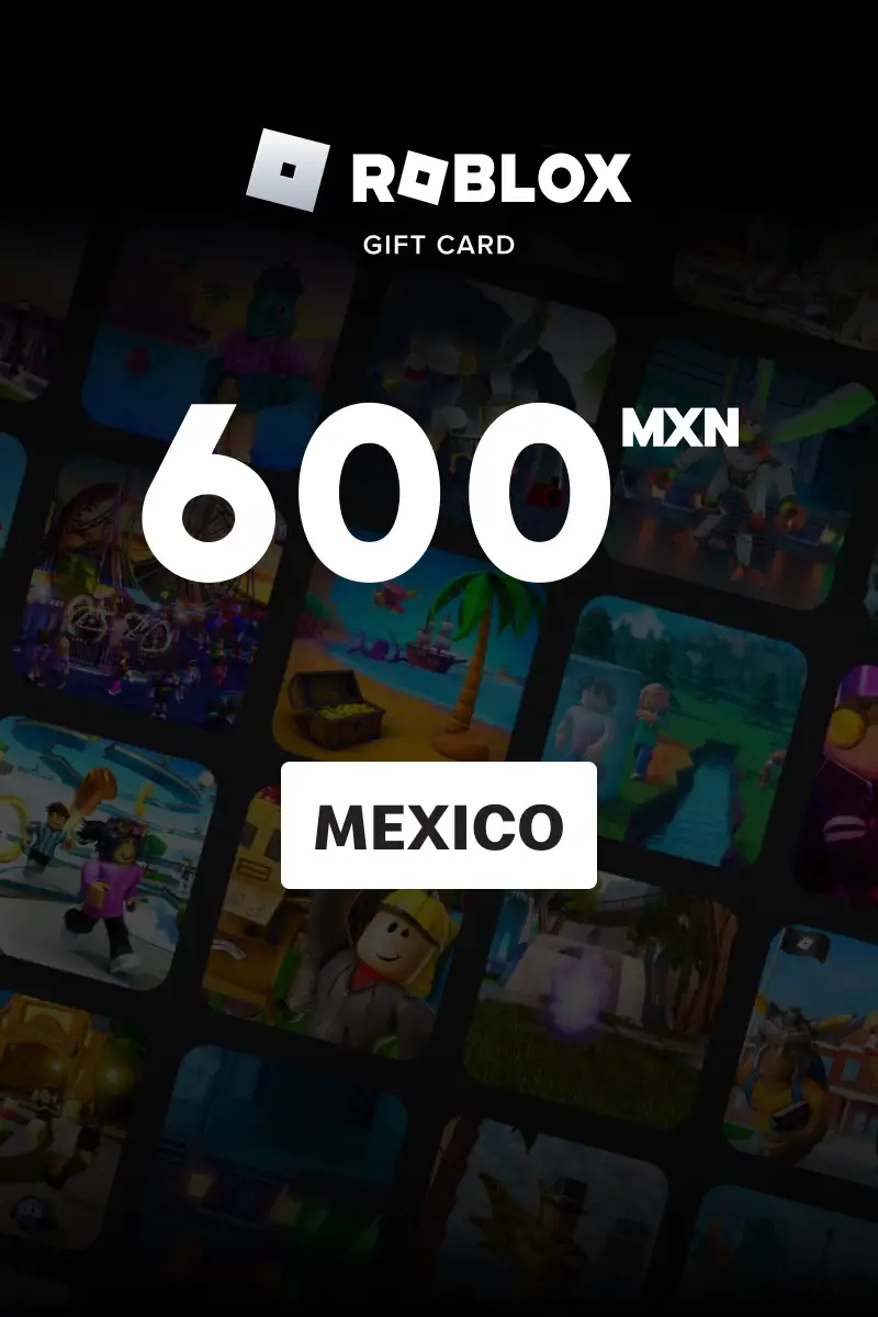 Roblox 600 MXN Gift Card (Mexico) - Digital Key