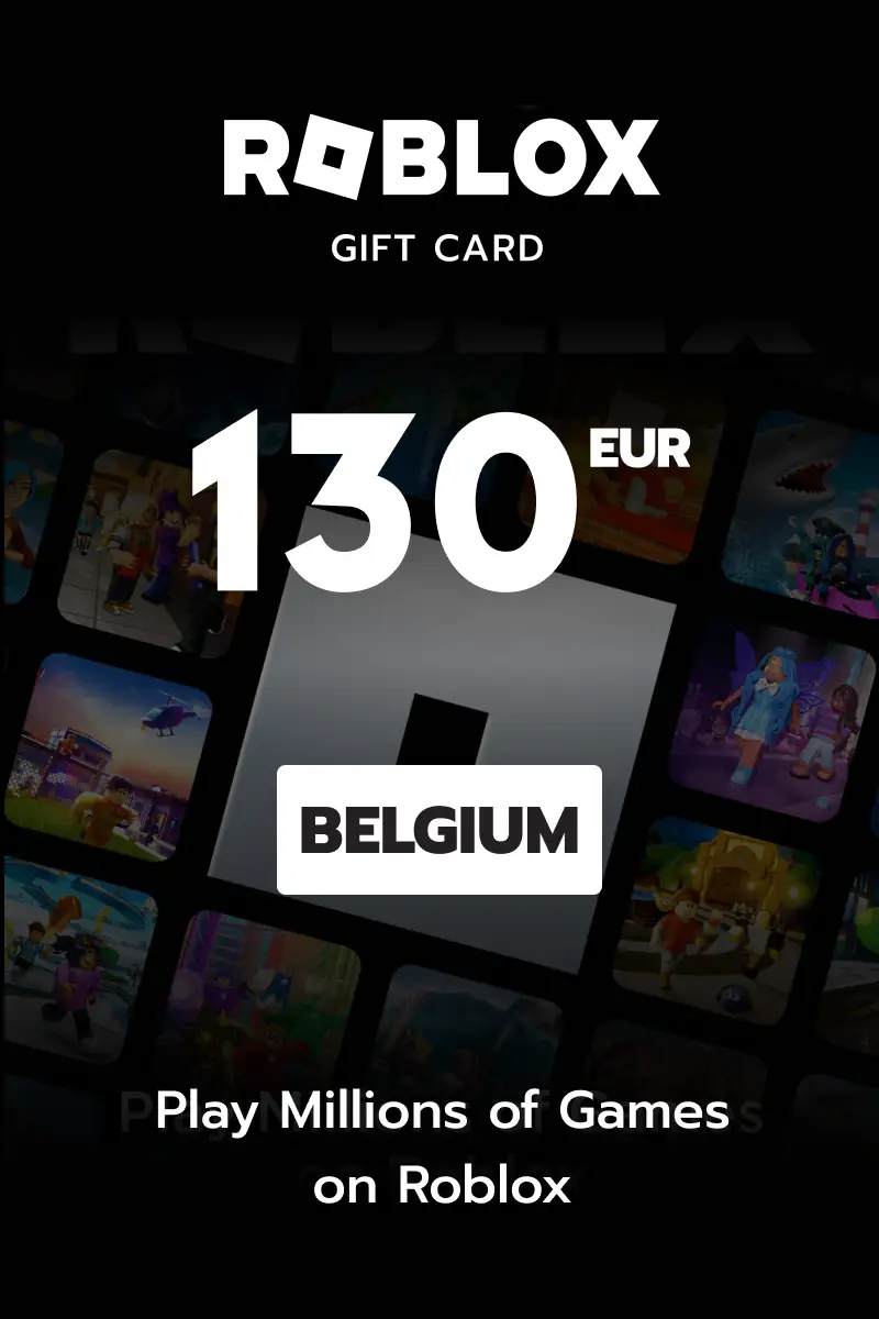 Roblox 130 EUR Gift Card (Belgium) - Digital Key