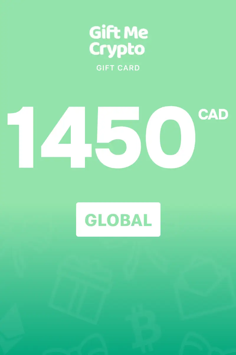 Gift Me Crypto 1450 CAD Gift Card (Global) - Digital Key
