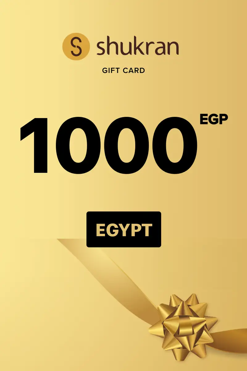 Shukran 1000 EGP Gift Card (Egypt) - Digital Key