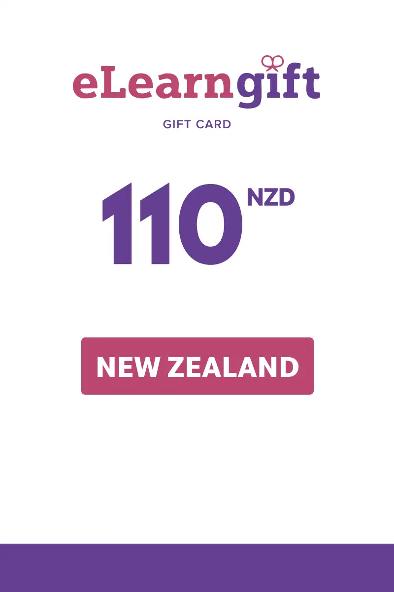 eLearnGift 110 NZD Gift Card (New Zealand) - Digital Key