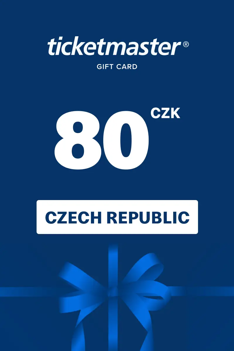 Ticketmaster 80 CZK Gift Card (Czech Republic) - Digital Key