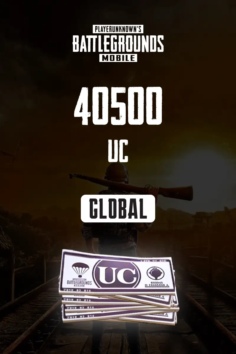 PUBG Mobile - 40500 UC (Global) - Digital Key