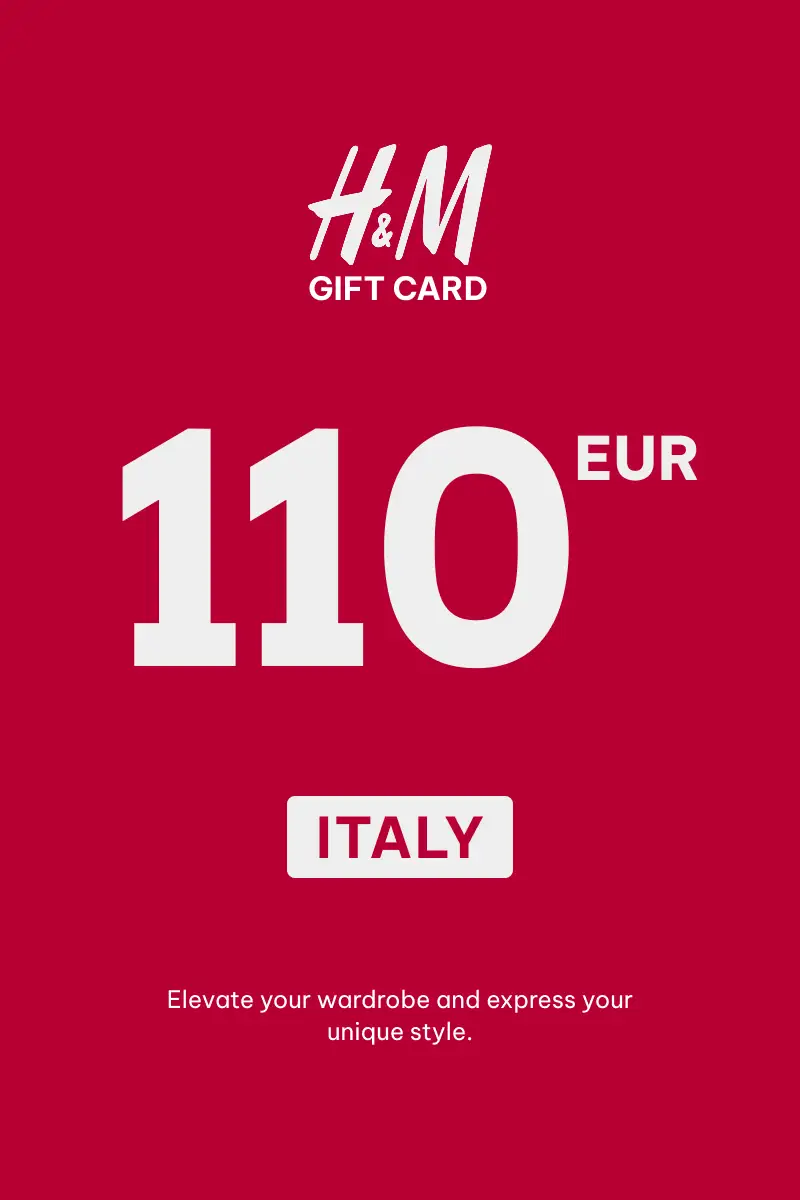 HandM 110 EUR Gift Card (Italy) - Digital Key