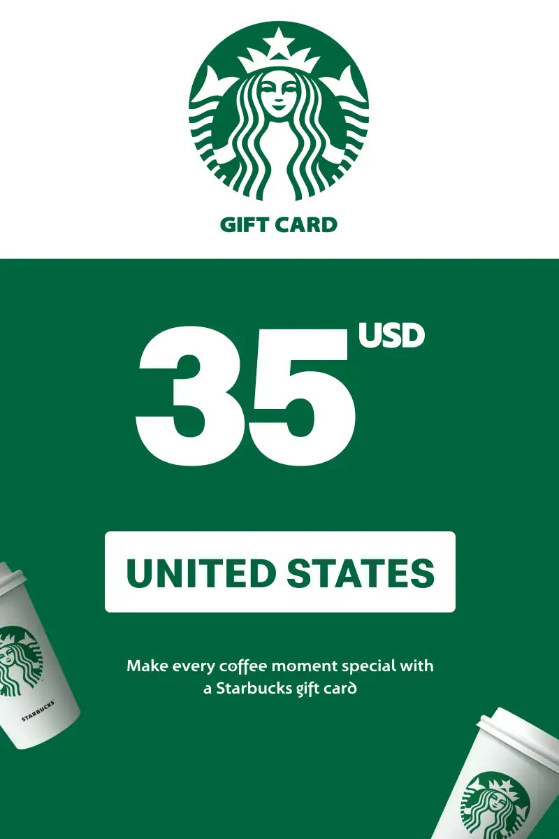 Starbucks 35 USD Gift Card (United States) - Digital Key