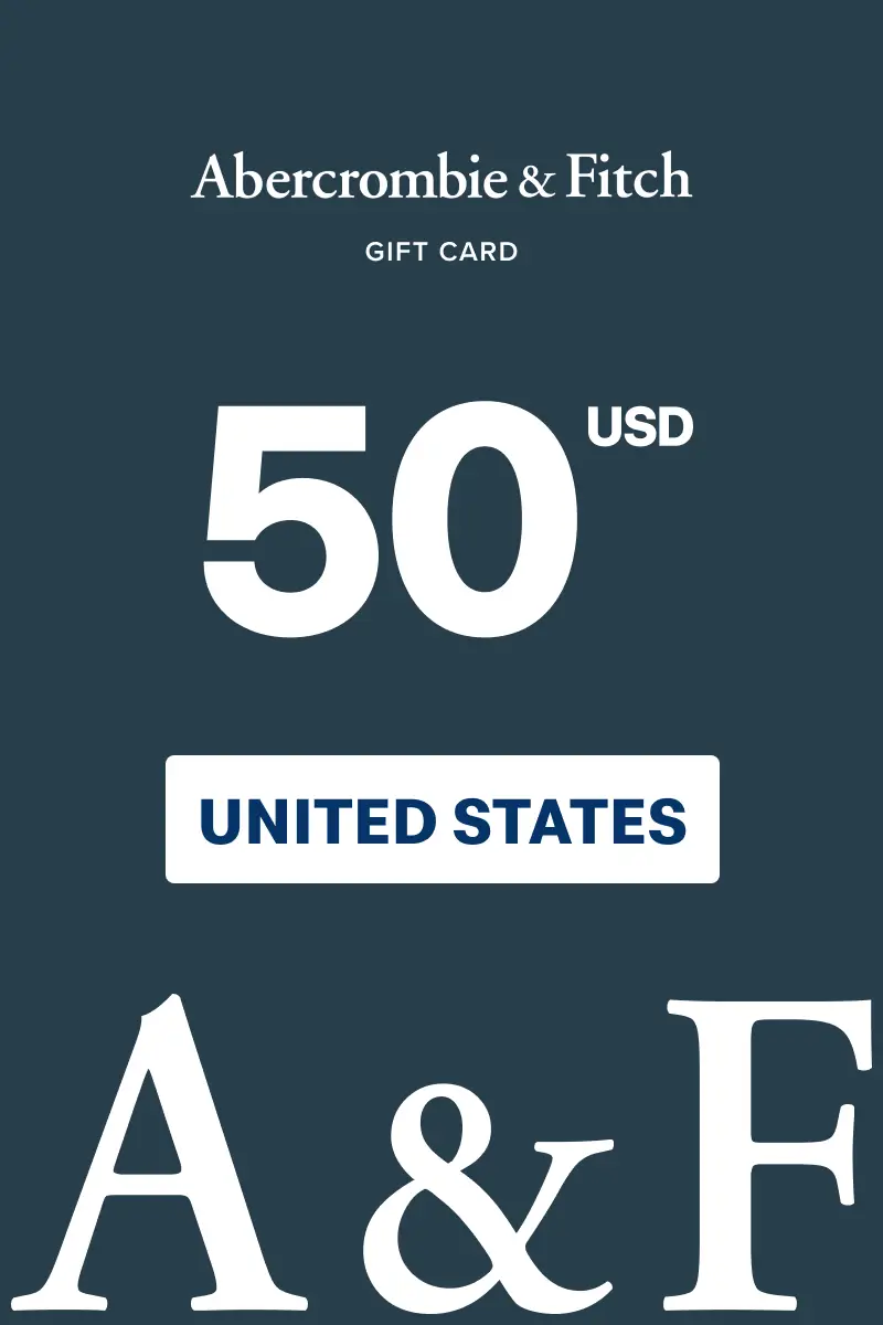 Abercrombie and Fitch 50 USD Gift Card (United States) - Digital Key