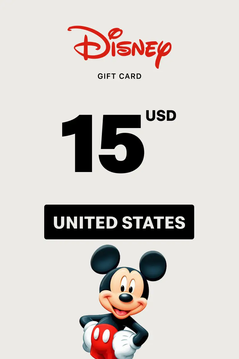 Disney 15 USD Gift Card (United States) - Digital Key