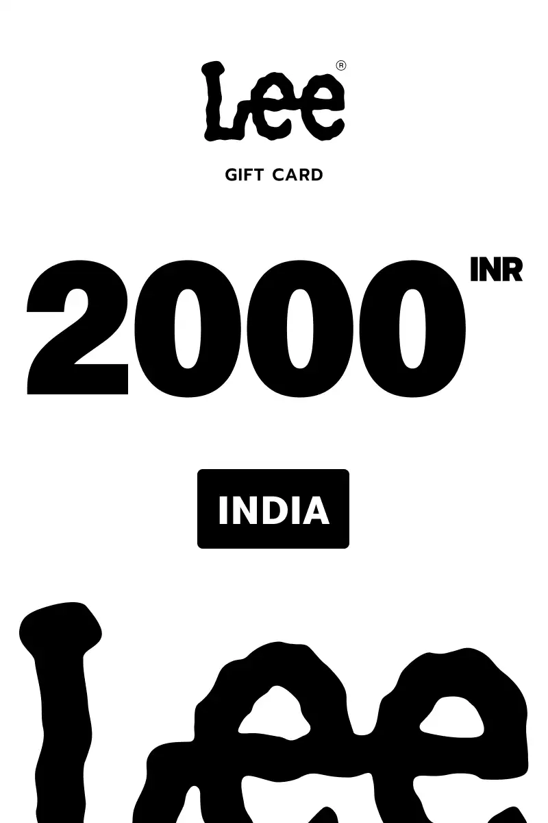 Lee 2000 INR Gift Card (India) - Digital Key