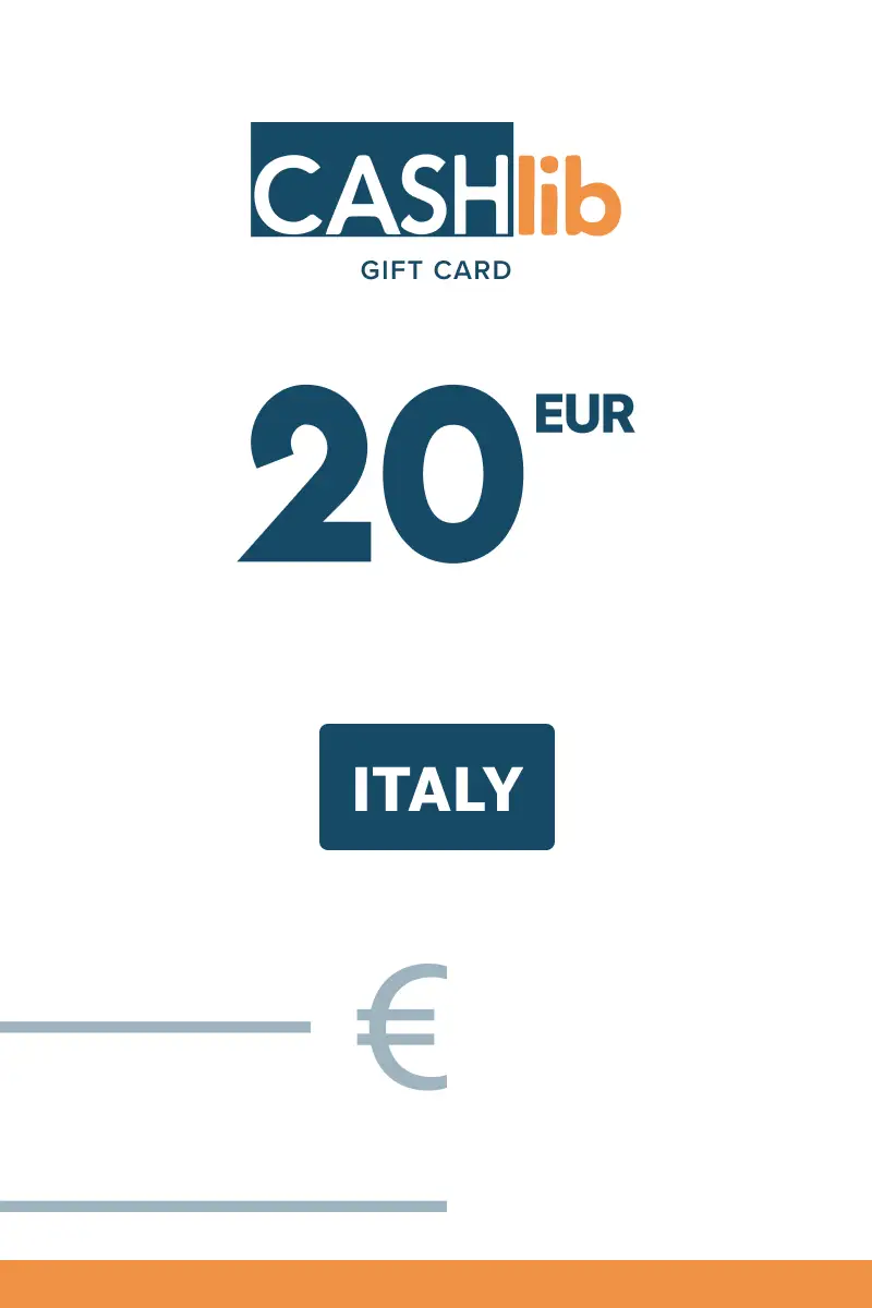 CASHlib 20 EUR Gift Card (Italy) - Digital Key