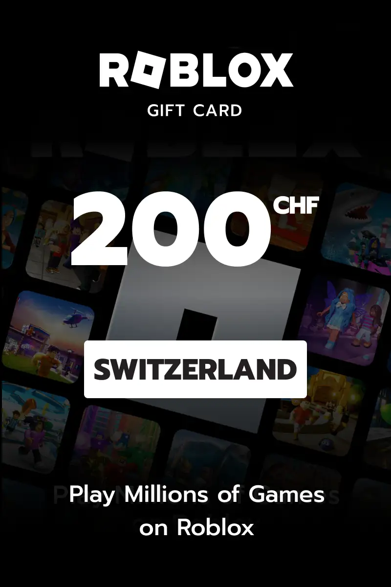 Roblox 200 CHF Gift Card (Switzerland) - Digital Key