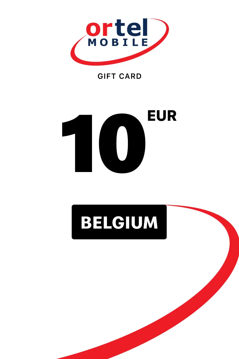 Ortel Mobile Prepaid 10 EUR Gift Card (Belgium) - Digital Key