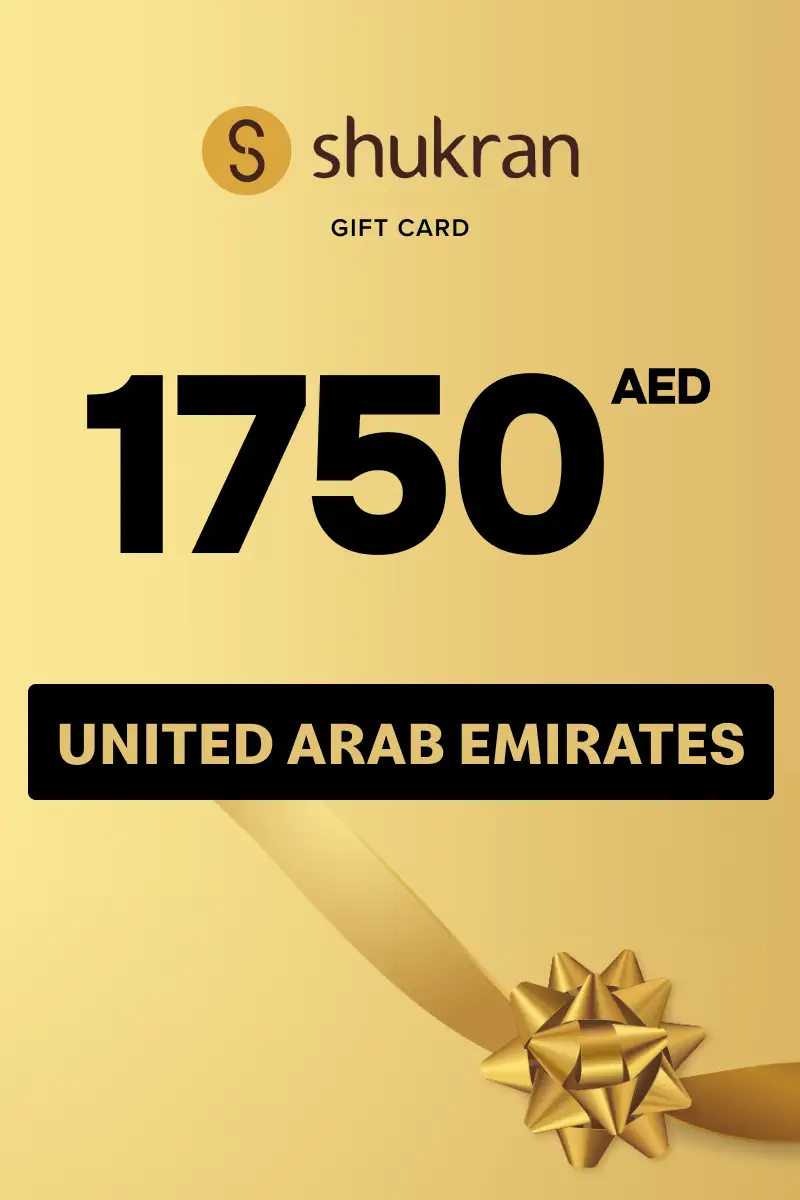 Shukran 1750 AED Gift Card (United Arab Emirates) - Digital Key