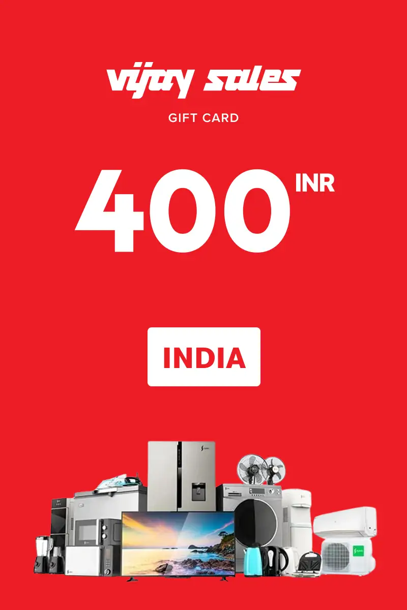 Vijay Sales 400 INR Gift Card (India) - Digital Key