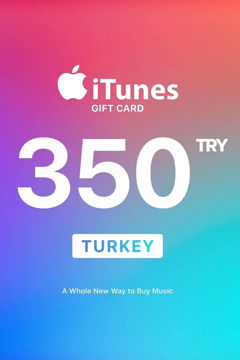 Apple iTunes 350 TRY Gift Card (Turkey) - Digital Key