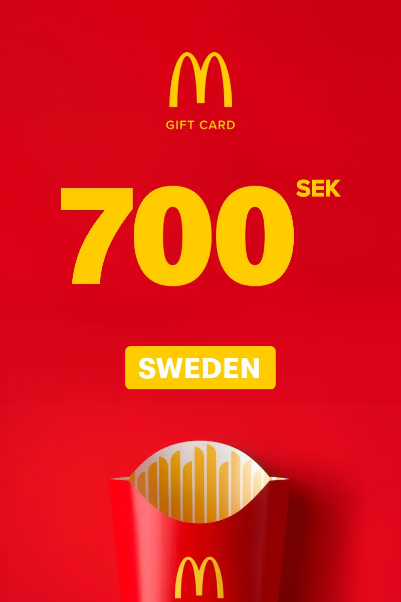 McDonald's 700 SEK Gift Card (Sweden) - Digital Key