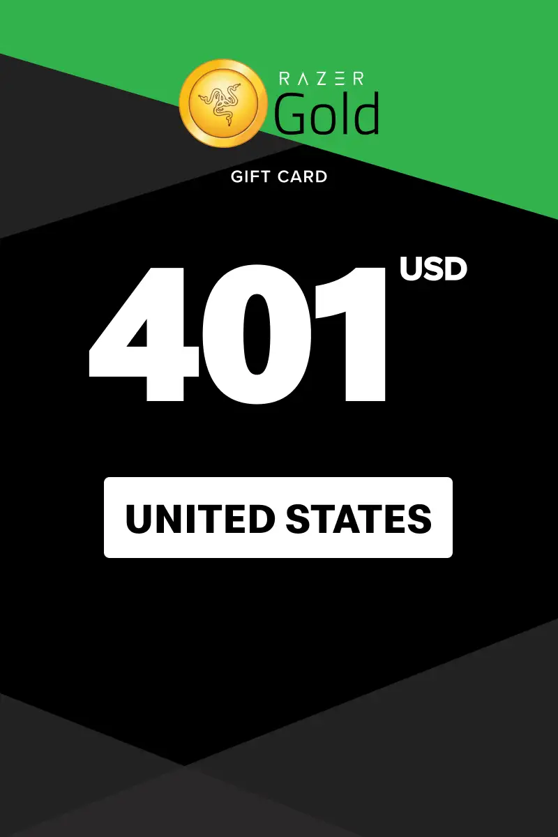Razer Gold 401 USD Gift Card (United States) - Digital Key