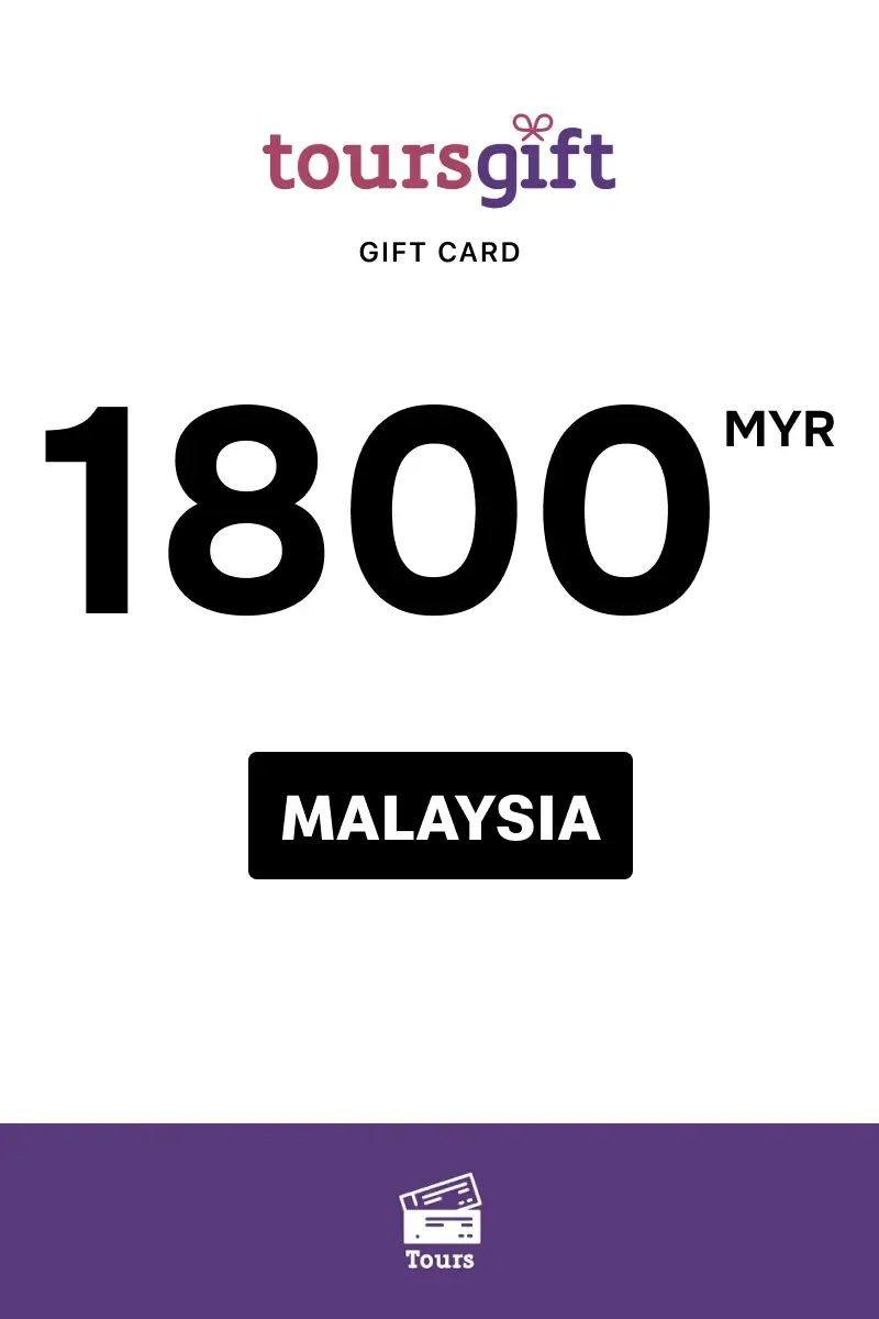 Tours Gift 1800 MYR Gift Card (Malaysia) - Digital Key
