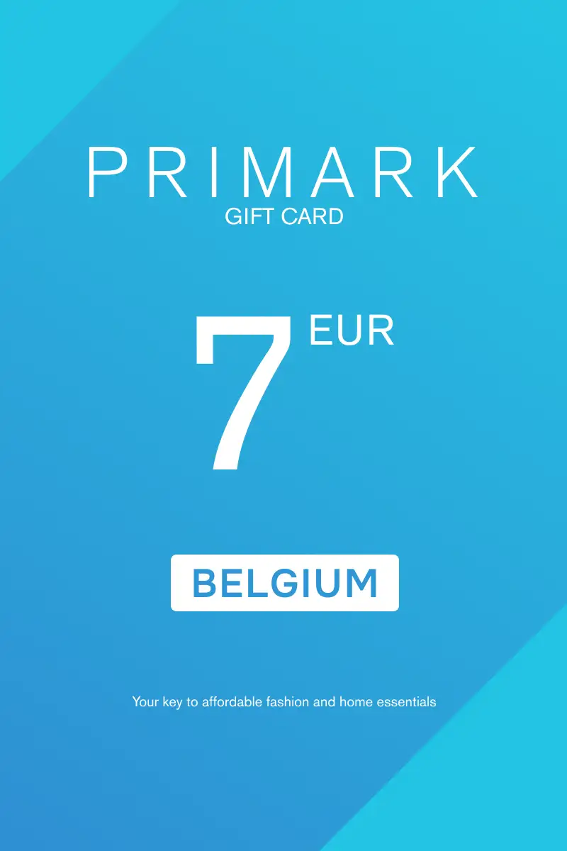 Primark 7 EUR Gift Card (Belgium) - Digital Key