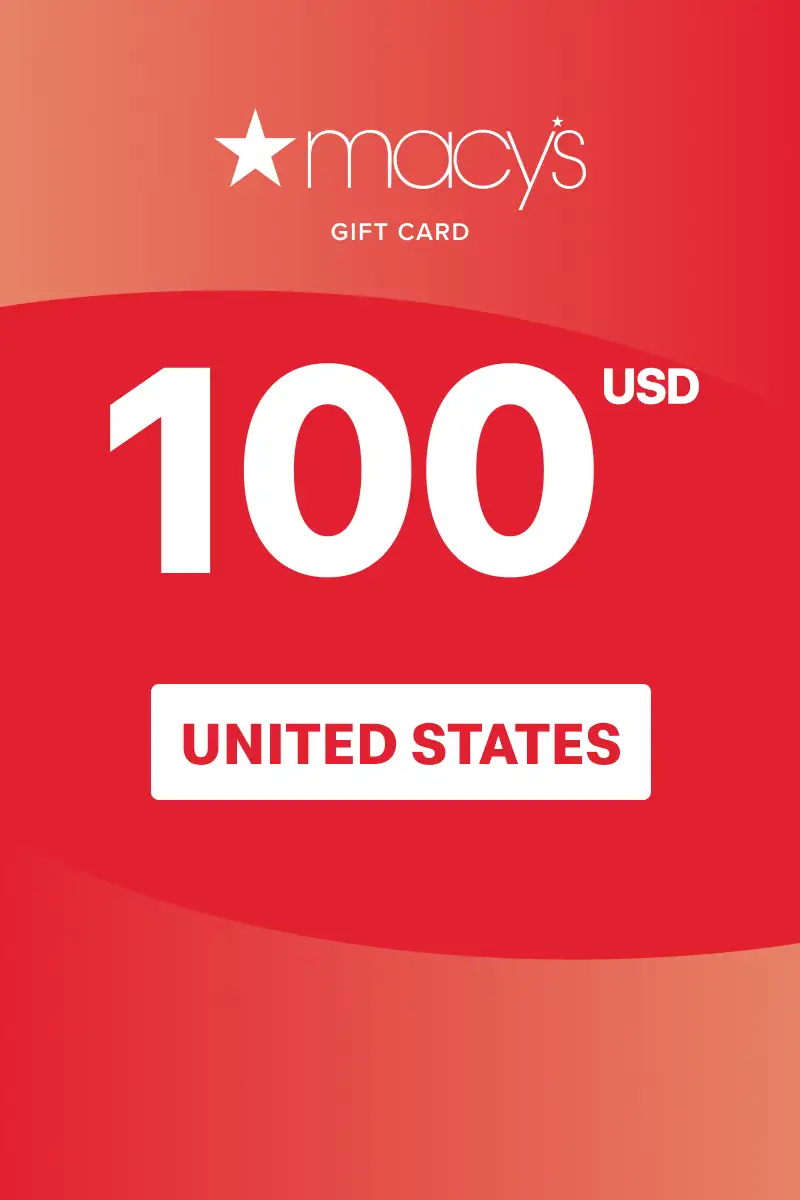 Macy's 100 USD Gift Card (United States) - Digital Key