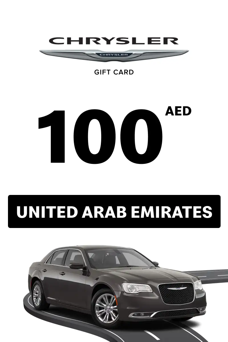 Chrysler 100 AED Gift Card (United Arab Emirates) - Digital Key