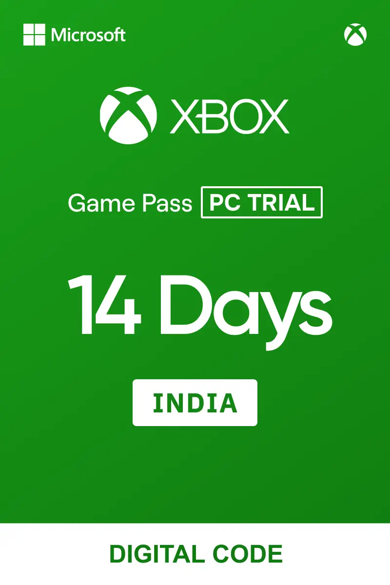 Xbox Game Pass for PC 14 Days Trial (India) - Digital Key