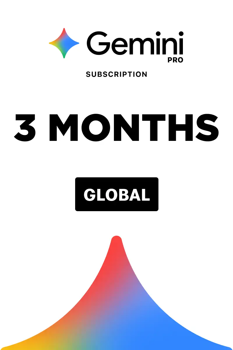 Google AI Pro - Gemini 3 Months (Global) - Activation Link