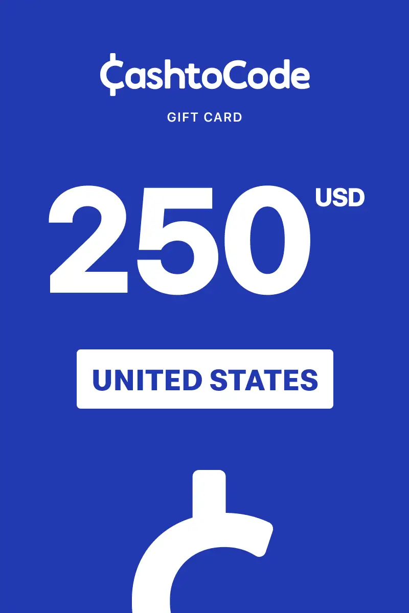 CashtoCode 250 USD Gift Card (United States) - Digital Key