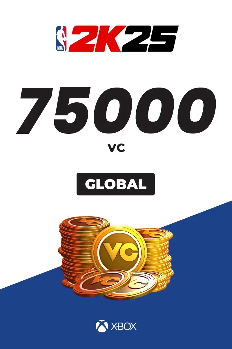 NBA 2K25 - 75000 VC (Global) (Xbox Series X|S) - Xbox Live - Digital Key