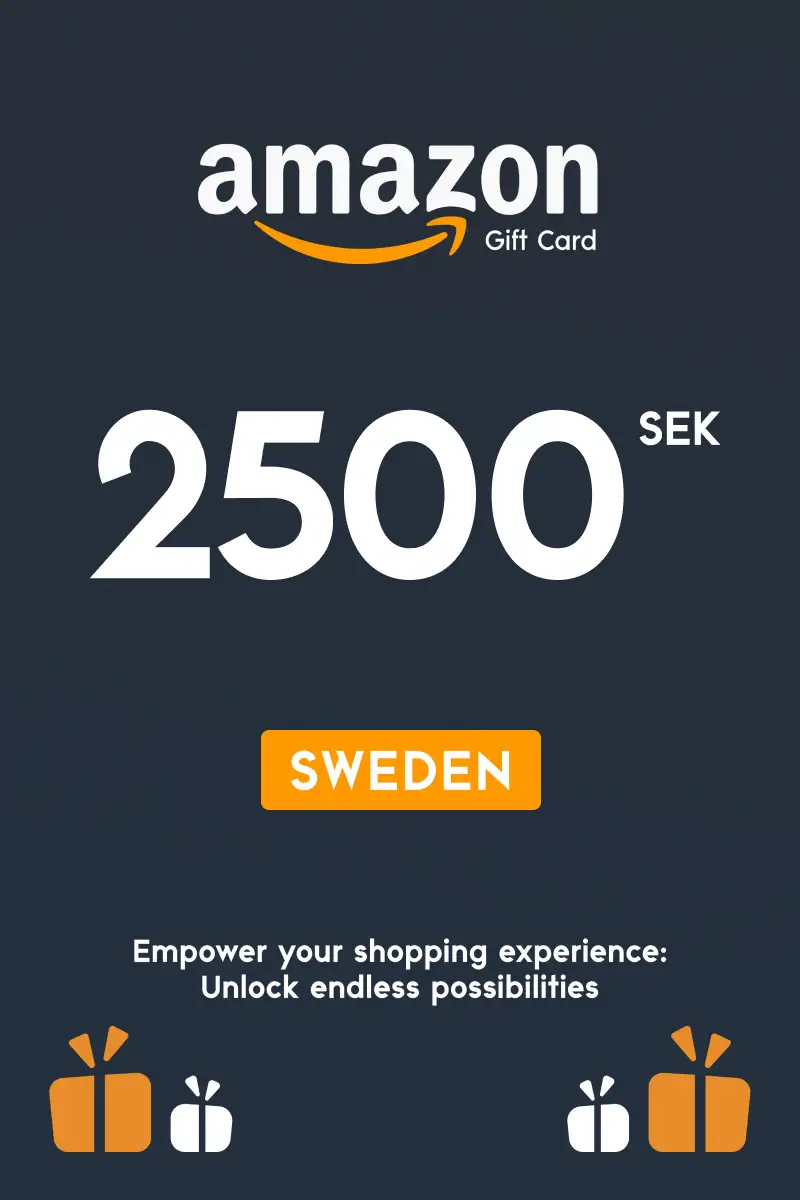 Amazon 2500 SEK Gift Card (Sweden) - Digital Key